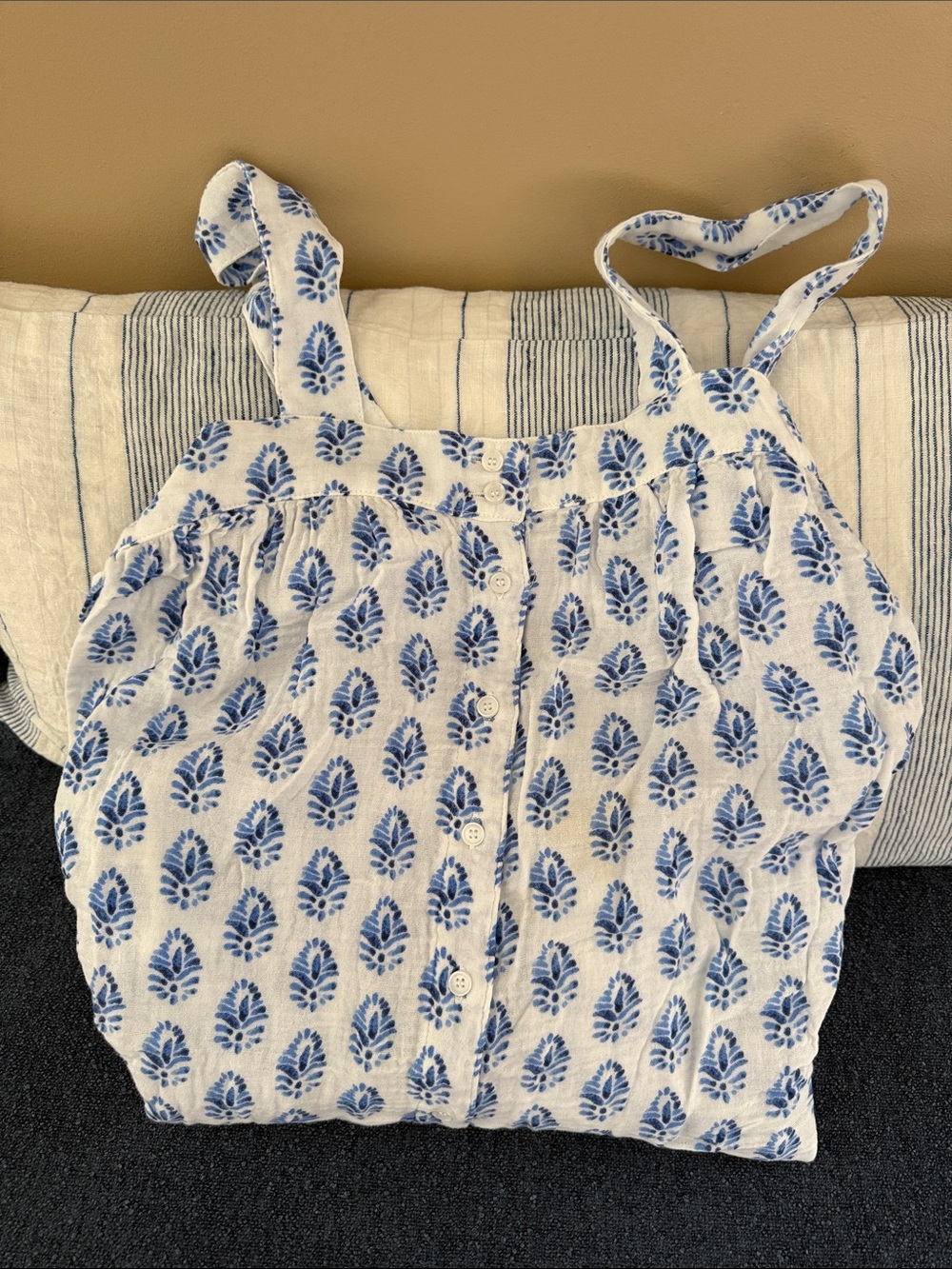 EUC Lake Pajamas Hamptons Gauze nightgown size S